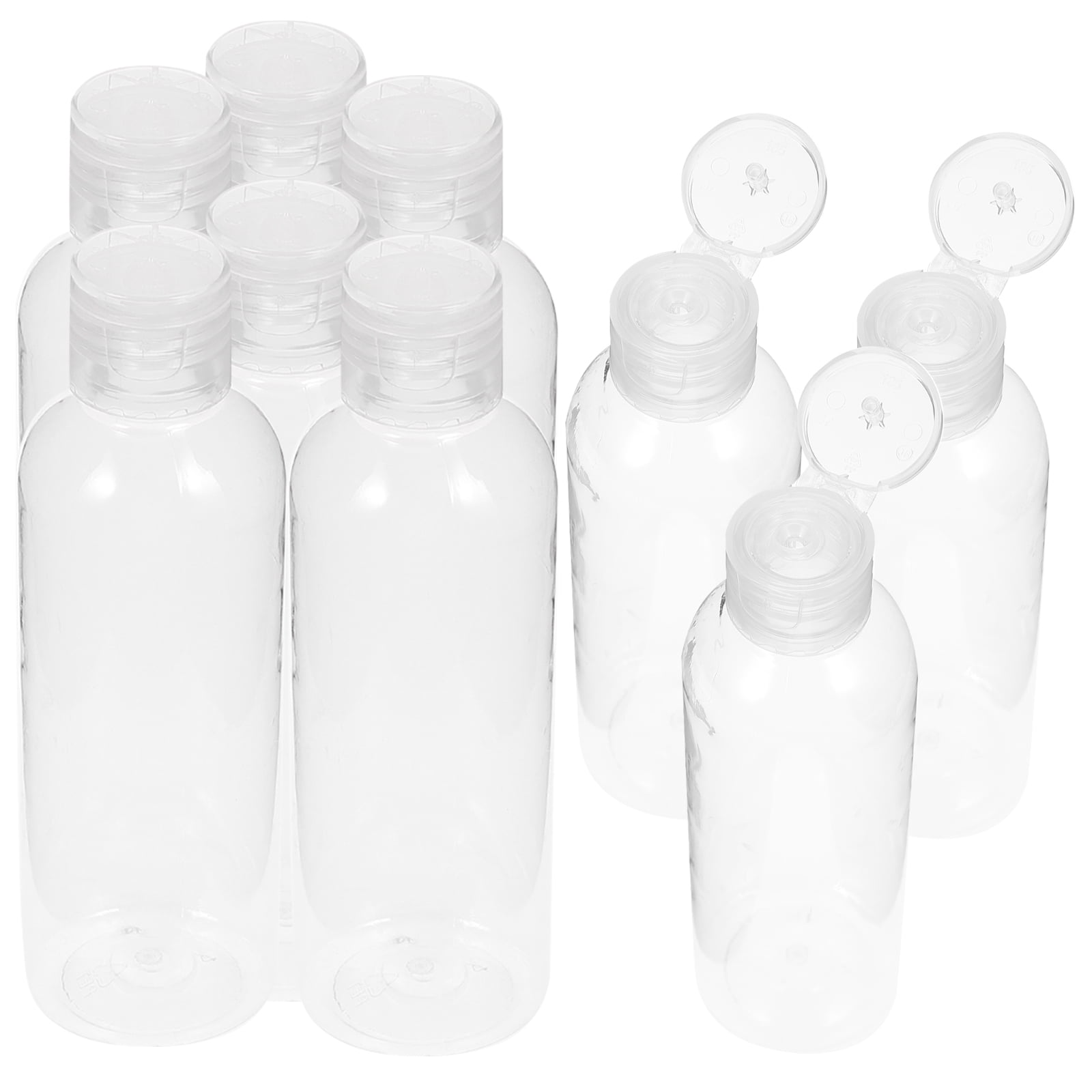 Masteelf 50 pcs Travel Size Bottles Refillable Bottles Plastic Toiletries Container Lotion Shampoo Bottles(100ml)