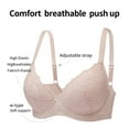 thumbnail image 5 of 3PC Pack Women Push Up Bra Everyday Underwear Comfortable Lingerie Bralette with Support Anti-Sag-Size 80C/36C, 5 of 6