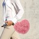 thumbnail image 3 of 1 bolso bandolera con cadena de felpa con forma de corazón de melocotón, elegante bolso de hombro para mujer, bolso de hombro portátil para mujer, de goma roja., 3 of 6