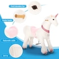 thumbnail image 5 of UFREE Ride on Unicorn Toy for Kids Ages 4-8 ,Medium Rding Unicorn Toy,Height 36 Inch,Medium Size,Pink Horn, 5 of 9