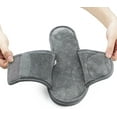thumbnail image 3 of Men Washable Microfiber Suede Adjustable Memory Foam Home Open Toe Indoor Slippers, 3 of 7