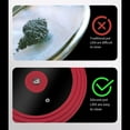 thumbnail image 4 of Langgg Rust-proof Pot Lid Handle And Sealing Good Sealing Kitchen Pot Coverl Food Lids black 28-30-32, 4 of 6