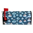 thumbnail image 3 of Ryvnso Mailbox Cover Magnetic Christmas Snowmans Mailbox Wrap Large Size 25.5x21 Inch, 3 of 8