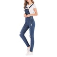 thumbnail image 3 of LilyLLL Womens Casual Dungaree Jeans Overall Denim Jumpsuit Bib, 3 of 5