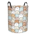 thumbnail image 2 of Daiia Lovely Bear Round Laundry Basket with Handles Thickened Waterproof Circular hamper,Dirty Clothes Storage Basket for Bedroom,Bathroom,College Dorm-Small, 2 of 8