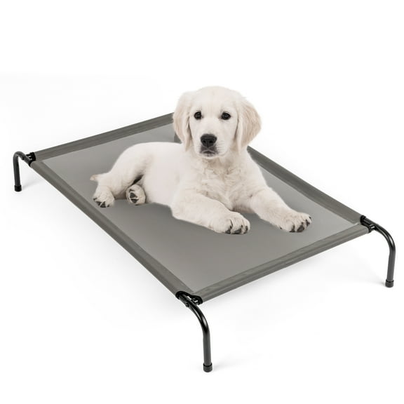 TUXTOOX Elevated Pet Dog Bed 43"D x 26"W x 8"H - Indoor/Outdoor Cot for Pets