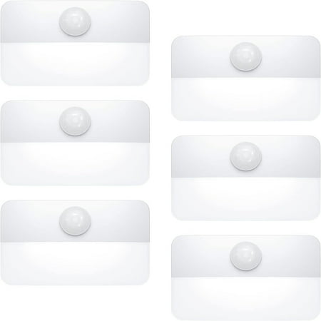 

Safe Convenient and Innovative Mini Motion Sensor Cordless LED Night Wall Light for Stairs Hallway Bathroom Kitchen and Cabinet Closet - Battery-Powered and Perfect for Any Space