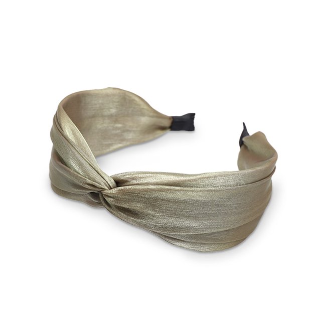 Sonducket Bandas para el cabello Aro Estilo elegante ancho Colores surtidos Diadema con nudo torcido Diademas ajustables Regalo creativo para Accesorio para el cabello ejercito verde