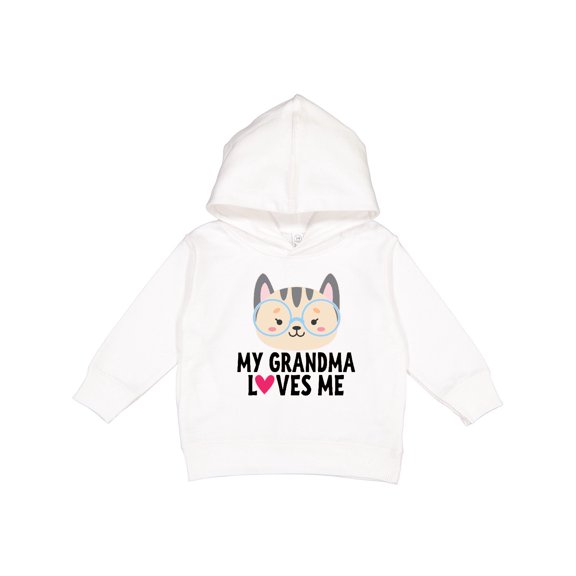 Inktastic Grandma Loves Me Toddler Hoodie