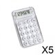 thumbnail image 1 of Calculadora de escritorio Baoblaze Blanca 5 unidades Mini para Oficina hogar y Jardín de infancia, 1 of 8