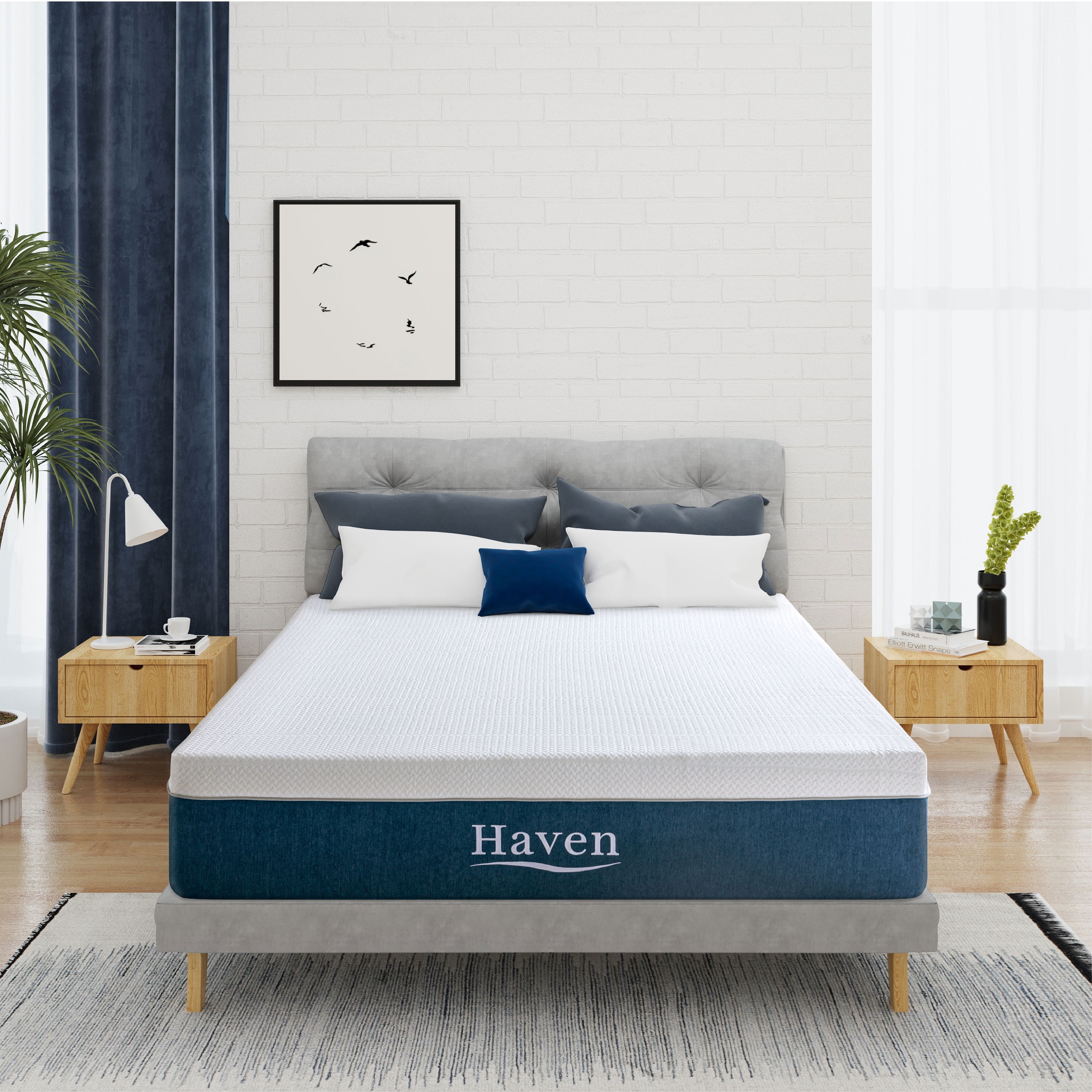 EGOHOME Idle Haven 12 inch Cooling Gel Memory Foam Mattress, Full Size Mattress in a Box, Medium