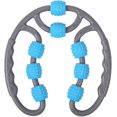 thumbnail image 1 of Muscle Massage Roller, 8 Wheels Portable Massager Muscle Roller, 360 Cellulite Massage,Blue, 1 of 5