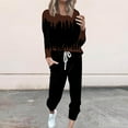 thumbnail image 2 of VBTAPA Women's Color Block 2 Piece Tracksuit Crewneck Long Sleeve Tops Jogger Sweatpants Casual Sports Outfits Matching Lounge Sets with Pockets Prime Sales of The Day Brown XXXL, 2 of 8