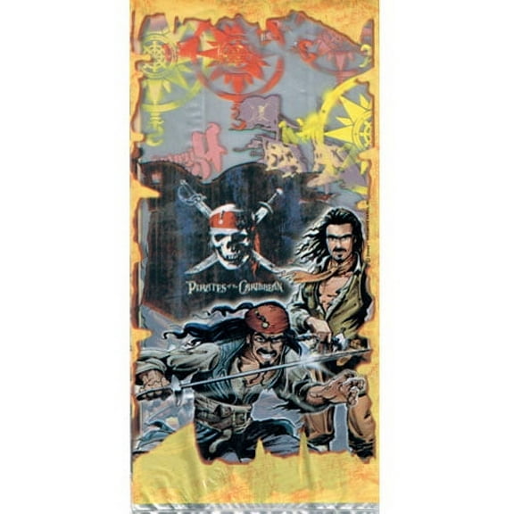 Pirates of the Caribbean Cello Favor Bags w/ Twist Ties (8ct)