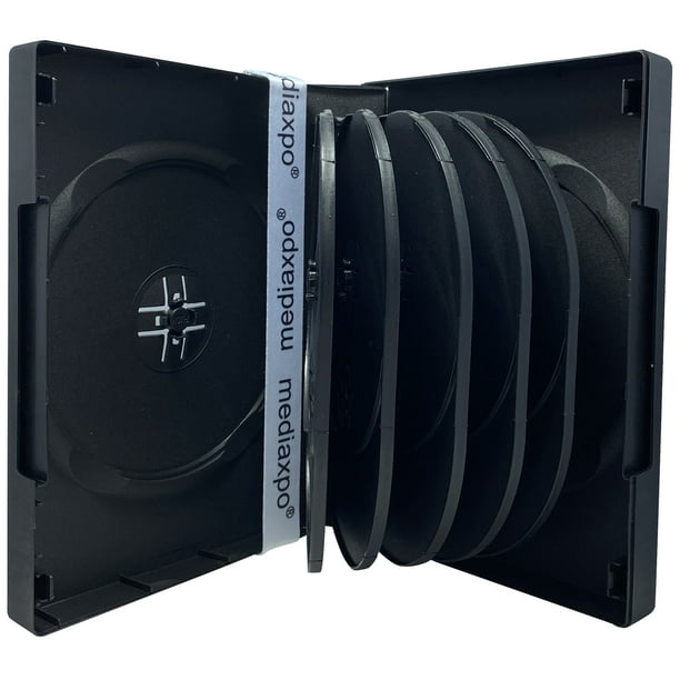 CheckOutStore 100 Black 12 Disc DVD Cases