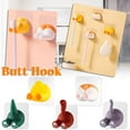 thumbnail image 4 of Harpi Hooks for Hanging, Storage and Organization, Dog Tail Coat Hooks for Wall, Wall-Mounted Hat Hanger Hooks,Cute Towel Hooks for Bathroom,Decorative Dog Butt Wall Peg for Hanging,Bags,Key,Purse, 4 of 4