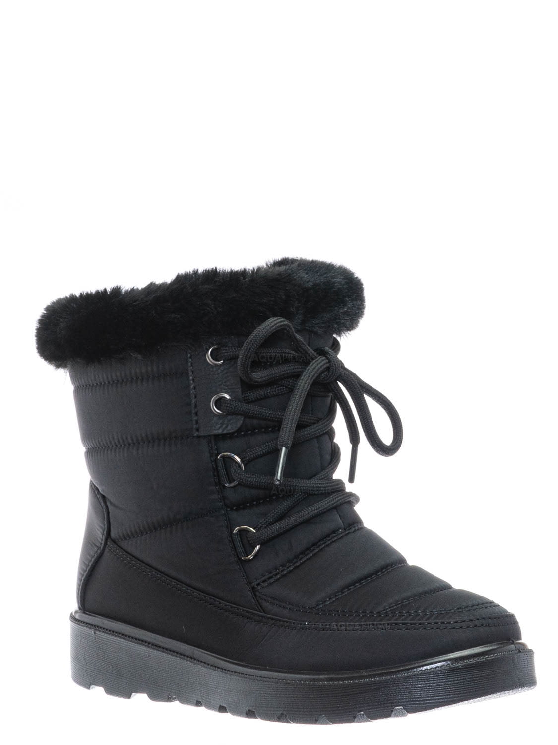 faux fur waterproof boots
