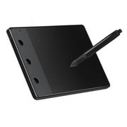 Anself Huion H420 Graphics Drawing Tablet, 4x2.23 Inch Signature Pad with 3 Shortcut Keys, 2048 Levels Pressure, Windows 7/8/10 & Mac OS Compatible
