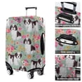 thumbnail image 5 of Shih Tzu Dog and Flower Floral Luggage Cover Fashion Suitcase Cover Baggage Covers Fit 25-28 Inch Luggage (Go Travel), 5 of 5