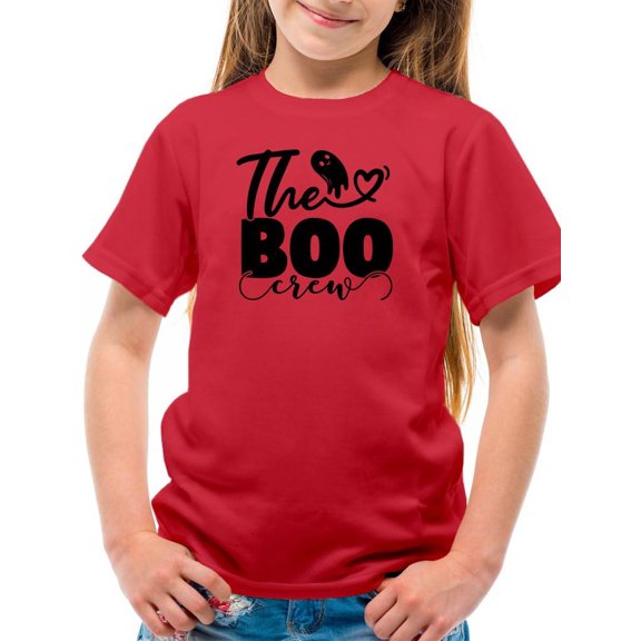Halloween Boo Crew. T-Shirt Juniors -Image by Shutterstock, Large