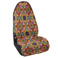 thumbnail image 2 of POLERO Colorful Mandala Terry Cloth Car Seat Cover Sweat Proof, Non Slip Waterproof Microfiber Towel Cover for Cars Trucks Vans, 2 of 7