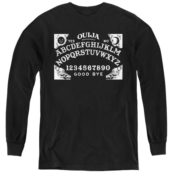 Ouija - Board On Black - Youth Long Sleeve Shirt - Small