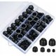 thumbnail image 1 of Dinheiro 145 Piezas Tapas de Pernos Tapas de Tornillos, Tuercas de Cúpula de Plástico, Protección de Tuercas Hexagonales, Pernos Tapas de Tuercas de Pernos Negros para Máquinas Muebles Vehículos -, 1 of 5