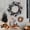A, variant on Miwamany Halloween Decorations, Halloween Wreaths for Front Door Black Leaves Halloween Decor for Doors Porch Wall, Gothic Party Horror Room Decor