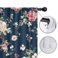 thumbnail image 4 of Blackout Kids Curtains,Pioneer Flower Floral Print Pattern Childrens Insulated Curtains Set Of 2,Bedroom Essentials,Toddler Room Decor 42"x54", 4 of 5