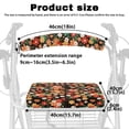 thumbnail image 6 of HELLHERO Colourful flowers Walker Covers Removable Stretchable Material Walker Rollator Seat Back Cover Dust Proof for Seniors Adult Holiday, 6 of 7