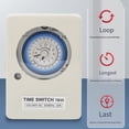 thumbnail image 6 of CPAN Mechanical time control switch TB35 with iron case 24-hour timing control realy, 6 of 8