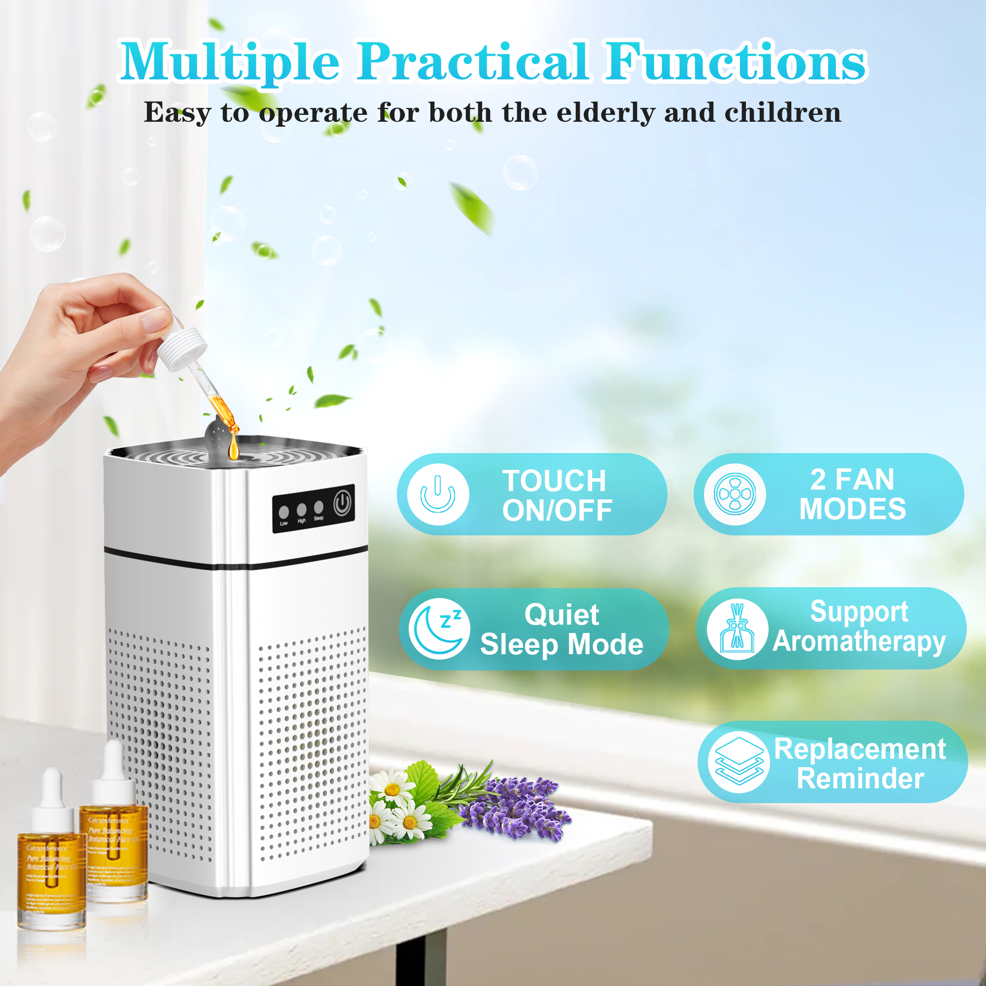 AIRFIRE AP202 HEPA Air Purifier For Allergies photo 4