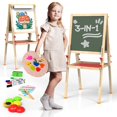 thumbnail image 1 of Pizarra magnética de doble cara Art Easel Joyooss para niños de 3 a 8 años, 1 of 7