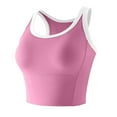thumbnail image 4 of FhsagQ Soutien-Gorge Soutiens-Gorge pour Femmes Grande Taille Jeu de Rôle Débardeur de Yoga à Encolure en U pour Femmes Dos Froncé Entraînement Physique Camisole Soutiens-Gorge pour Femmes Soie Résille Soutiens-Gorge pour Femmes Ensembles S, 4 of 4