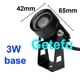 thumbnail image 3 of Luces LED para jardín de 12 W y 18 W, lámpara LED para exteriores resistente al agua para césped, CA 85-265 V, 12 V, foco con punta para paisaje, IP65, luz LED para camino de jardín, 3 of 5