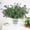 Purple, variant on chaungfeng 1PC Outdoor Artificial Plant Fake Stems Plants, 13inch Faux Plastic Greenery for Indoor Outside Hanging Garden Porch Window Box Home Wedding Farmhouse for Patio (Purple)