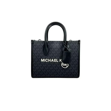 Michael Kors Mirella Signature Small Top Zip Tote Bag Black