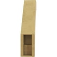 thumbnail image 4 of Ekena Millwork 5"W x 16"D x 22"H Merced Rough Cedar Woodgrain TimberThane Knee Brace, Primed, 4 of 6