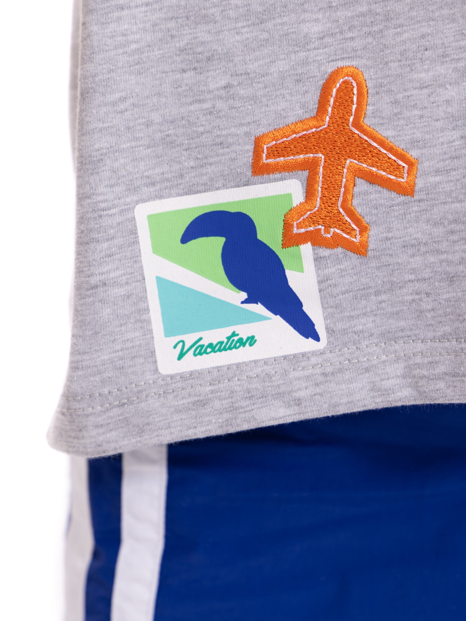 Wonder Nation Toddler Boys Short Sleeve Graphic Tee and Shorts Set, 2-Piece Sizes 12M-5T