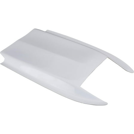 Corvette-Style Stingray Fiberglass Hood Scoop for Universal Fit: 37 x 22 x 3 inches, Glossy Gelcoat Finish, Suitable for Street & Race, Front-to-Back Length 36", Max Inside Width 18" Ready for Paint