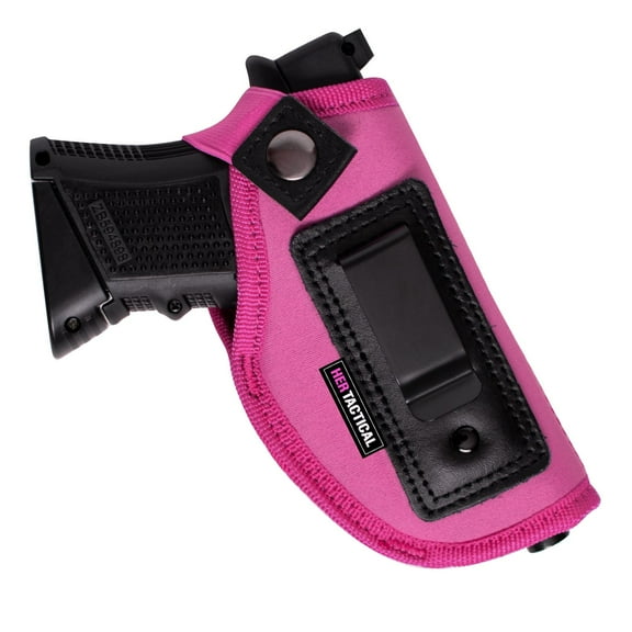 HER TACTICAL Holster for Women Universal Hip Holster for Compact Size - Pink Right
