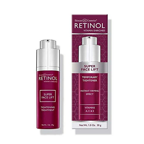 Retinol Super Face Lift Visibly firms and tightens for a lifted, younger look. Infused with