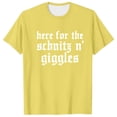 thumbnail image 3 of Razzly Men T Shirts Funny Print Graphic Tee Comfortable Short Sleeve Casual Summer Top for Daily Wear Outdoor Activities(Yellow,M), 3 of 6