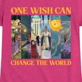 thumbnail image 3 of Disney Wish - One Wish Can Change The World - Toddler & Youth Girls Short Sleeve Graphic T-Shirt, 3 of 5