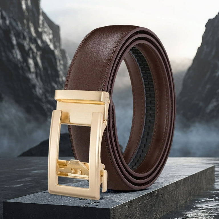 Men's Leather Casual Belt,Women's Belt Decorative,Automatic