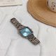 thumbnail image 3 of Reloj de estudiante de cuello blanco con tira de acero de alta gama, cuadrado, sencillo y elegante, para uso diario., 3 of 6
