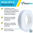 thumbnail image 4 of SharkBite U860W300 1/2-Inch PEX Tubing, 300 Feet, WHITE, for Residential and ..., 4 of 5