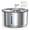 Fountain+8 Filters+8 Sponge, variant on NPET 1 Gallon Stainless Steel Pet Water Fountain Quiet Filtered Cat Drinking Water Dispenser For Cats, Dogs