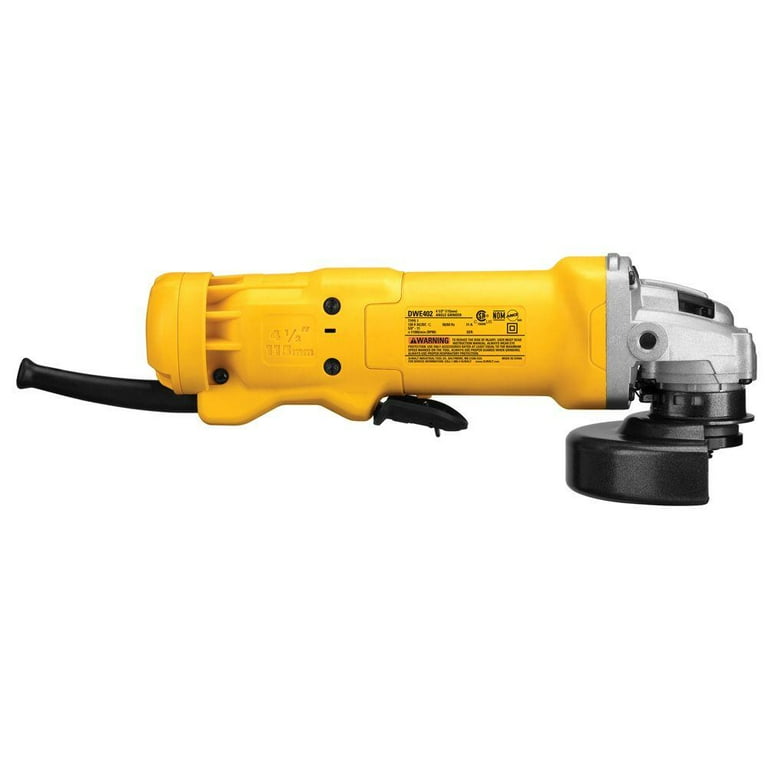 11 Amp 4-1/2 Small Angle Grinder Paddle, Lock-On