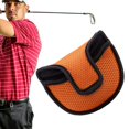 thumbnail image 5 of Golf Head Covers, Mesh Golf Club Head Cover Driver, Semi Circular Headcovers Golf Accessories Hybrid Head Covers Set Fits All Fairway, Driver Clubs, 5 of 8